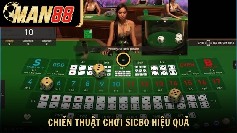Chiến thuật chơi Sicbo hiệu quả từ cao thủ Man88